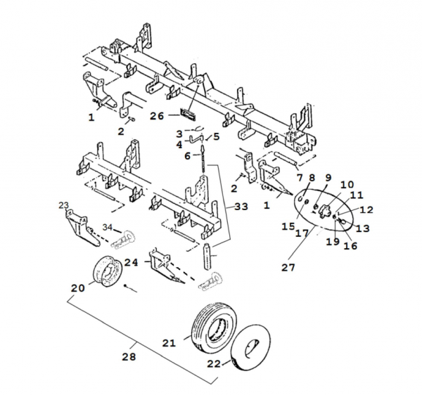 Запасные части для культиватора ИМТ ФОП
